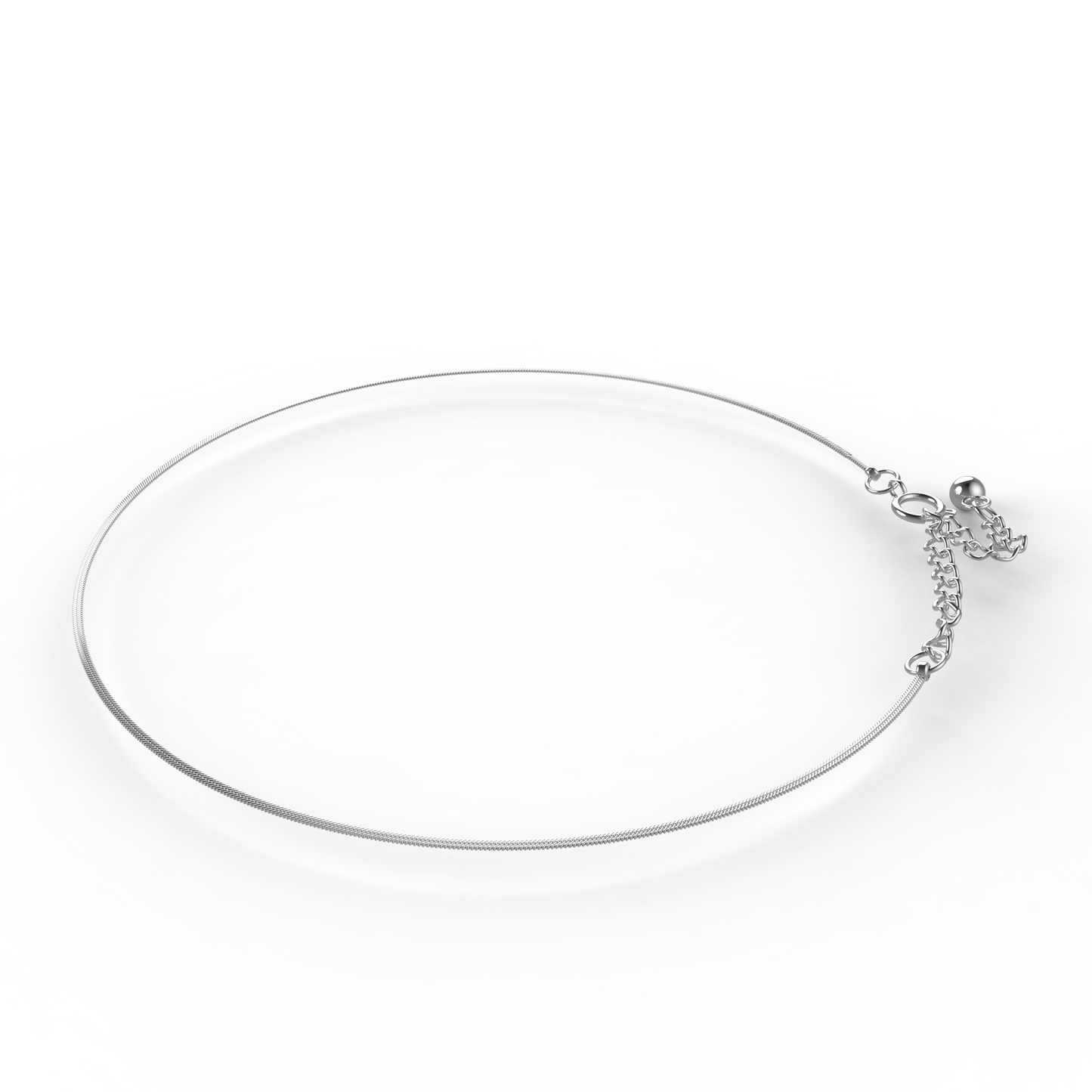 MINIMAL ANKLET SILVER