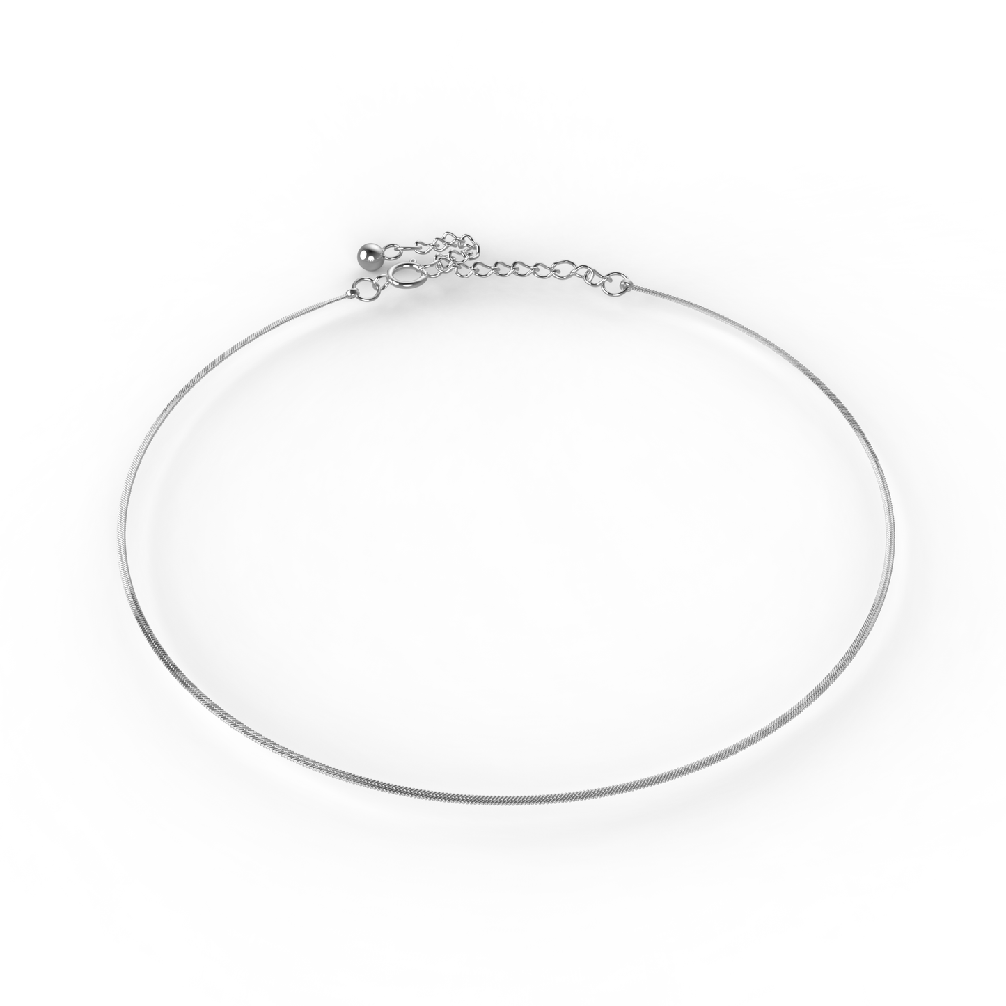 MINIMAL ANKLET SILVER